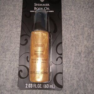 Shimmer glitter body oil